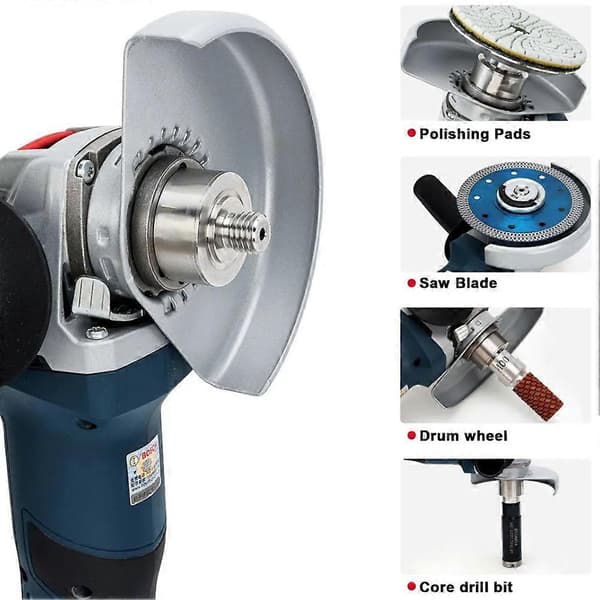 Vinkelsliperlås til 5/8-11 gjenger Rustfri Slitesterk Adapter for Diamantkjernebor 1PCs
