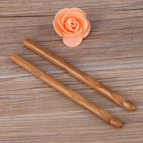 12 kpl/ set hiilihapotettu bambu neuleneulasetti set neulepuikot Lanka kudontatyökalu