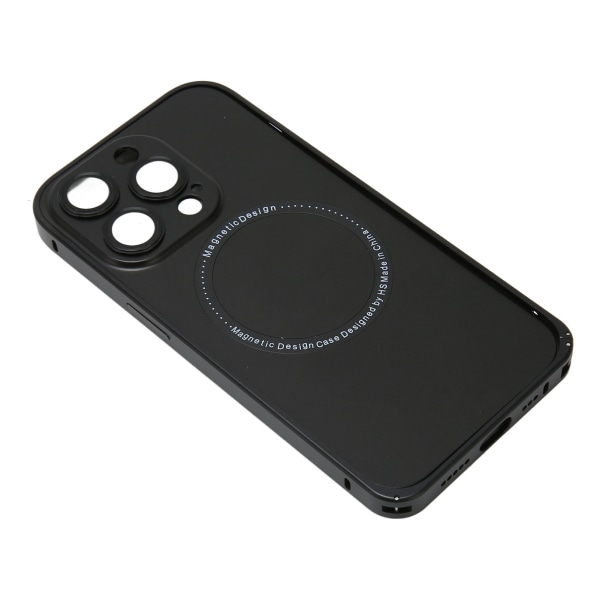 Magnetiskt phone case med kameralinsskydd Cover för MagSafe Black for IPhone 14 Pro