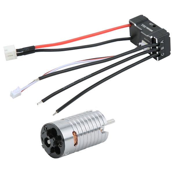 1410 Børsteløs Motor 18A Sort ESC RC Udskiftningstilbehør Reservedel (Titanium Farve 7500KV )