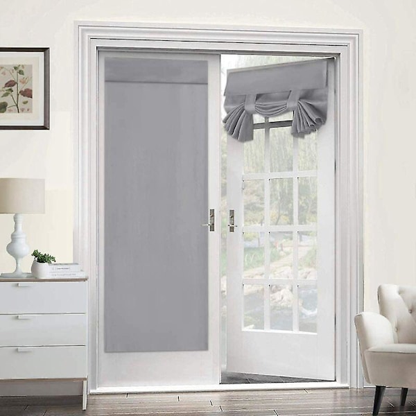 Tricia Privacy 1 Panel Fransk Dørpanel Energi Effektivt Mørklægningsdørpanel, Termisk Isoleret Funktionelt Mørklægningsgardin Terrassedørpanel 1 Panel