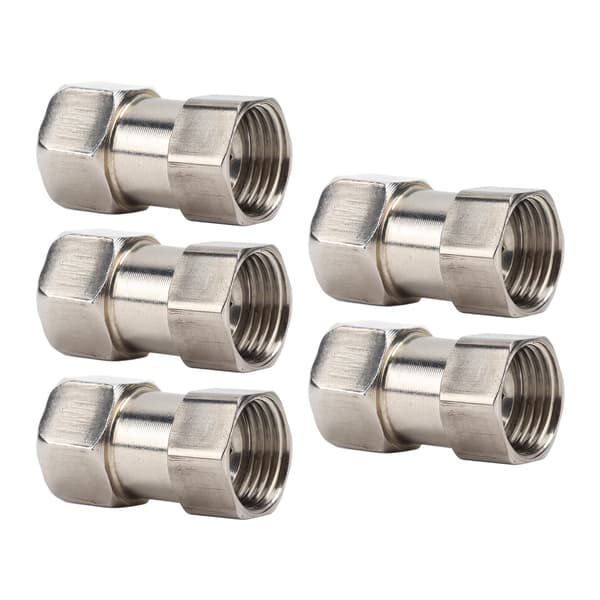 5 STK Rørleggerfittings Rustfritt Stål Innvendig Gjenge Røradapterfittings for Dusj Vannvarmer G3/4