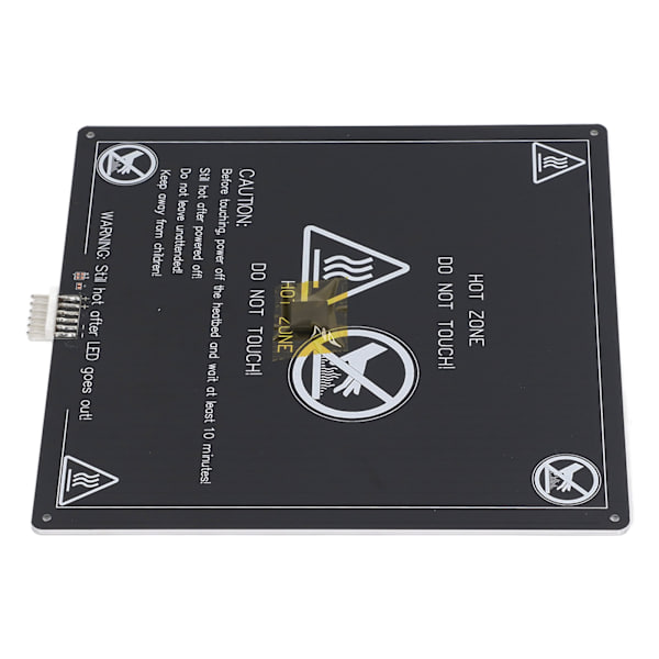 12V 1.2Ω 3D-printer aluminiumsplade med varmepladekabel opvarmet seng trykplatform til A8 A6 A2 220x220x3MM