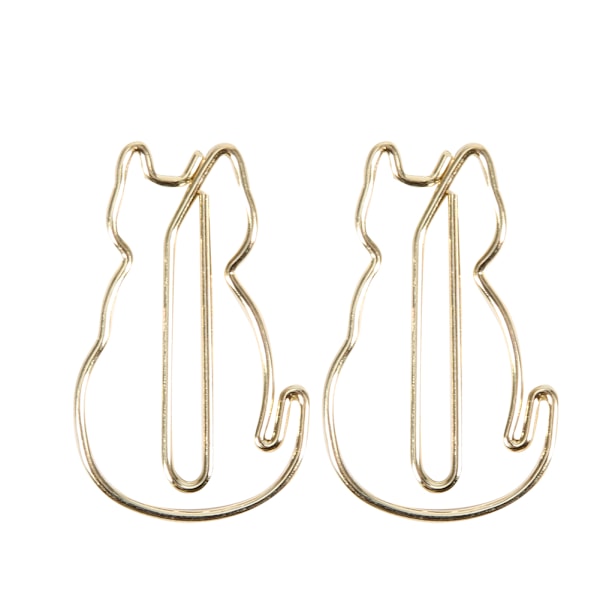 12 stk Clip Katteformet Unik Stilfuld MultiFunction Tykket Papir Clip 3x2cm