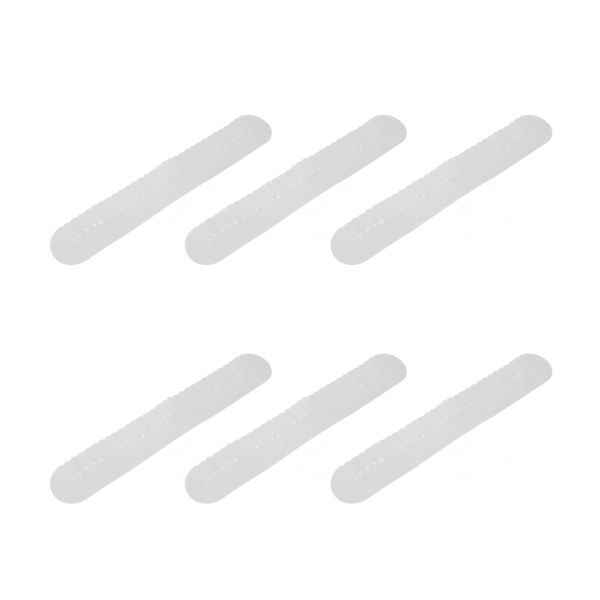 10 stk Heat Shield Guard Lang Strip Multiple Hul Spacer Shield Varmeisoleringsværktøj til hårforlængelsebinding