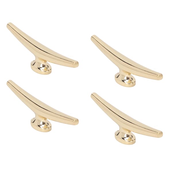 4 sett skapgrep lett sinklegering lett luksus moderne minimalistisk skuffegrep gull
