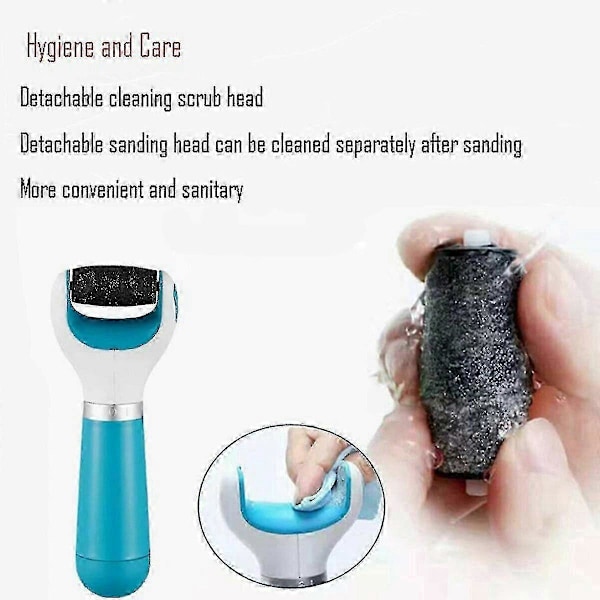 Scholl Velvet Smooth Pedi Diamantkrystaller Elektrisk Fodfil Fjerner Hård Hud