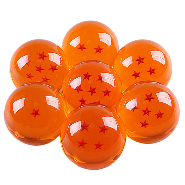 7Pcs/Set Anime Balls Anime Cosplay Balls with Star Transparent Balls Set