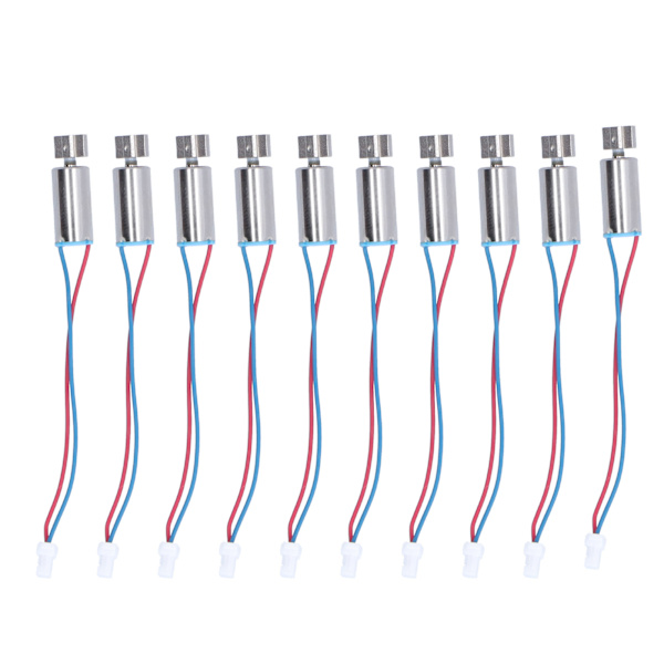 10 ST Vibrationsmotor 1,5 V-3V 6x12 mm hög precision och effektivitet mini kärnlös motor för spelkontroll