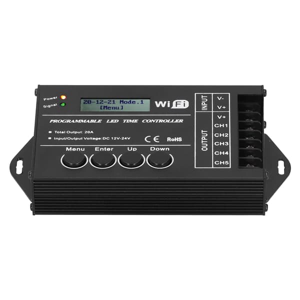 LED-lysstyring Multifunktionel WiFi Programmerbar Lampe Timing Switch Controller