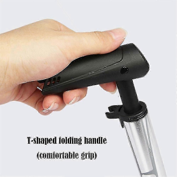 120psi Cykel Mini Pumpe Bærbar Forgaffel Højtrykspumpe Aluminium Legering Pumpe Dækpumpe Mtb Racercykel Pumpe Foldebord -DGJR