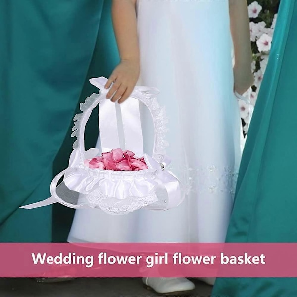 Bröllop Blomsterflicka Korg, Blomsterflickakorgar för Bröllop