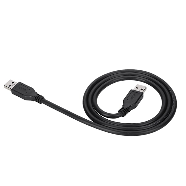 Højhastigheds USB3.0 A-han til A-han forlængerkabel panelmontering 5 Gbps (1 m)