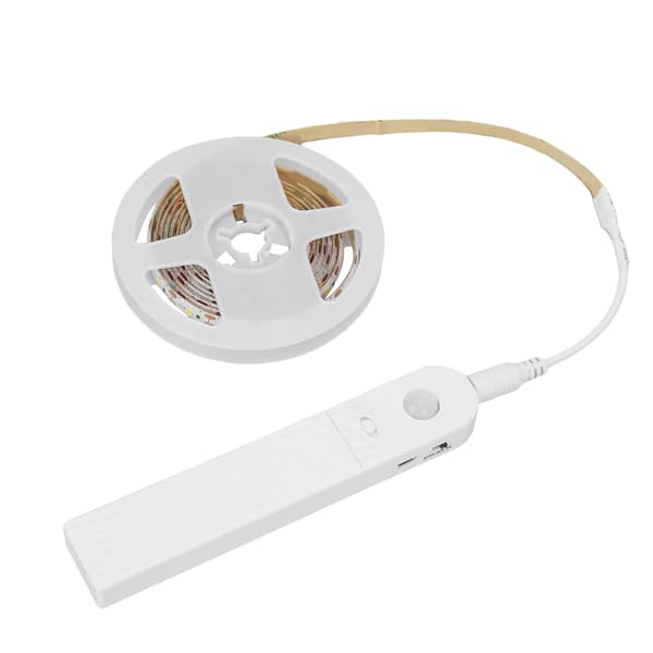 2,2yd bevegelsessensor LED-stripe lys 3 lysstyrker automatisk påslått bevegelsesaktivert sengelys