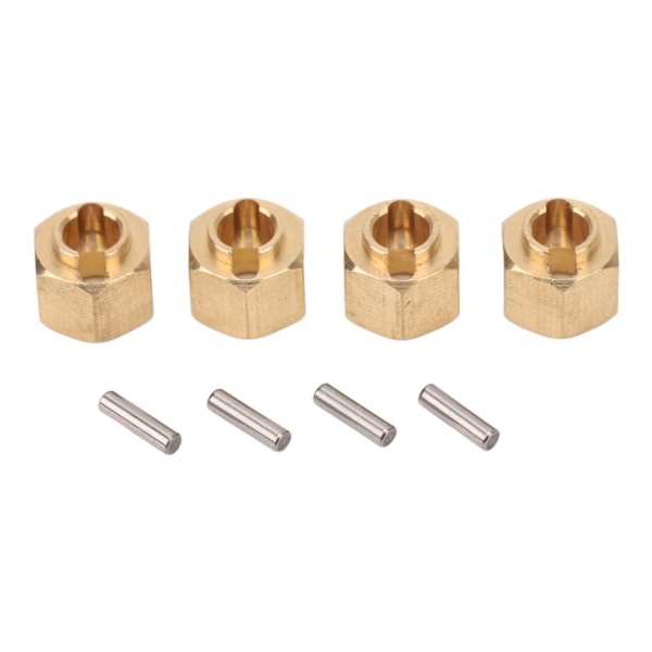 4Pcs RC Hub Adapter Hex Brass for Traxxas for TRX4M 1/18 Scale Crawler Car Accessories 5mm