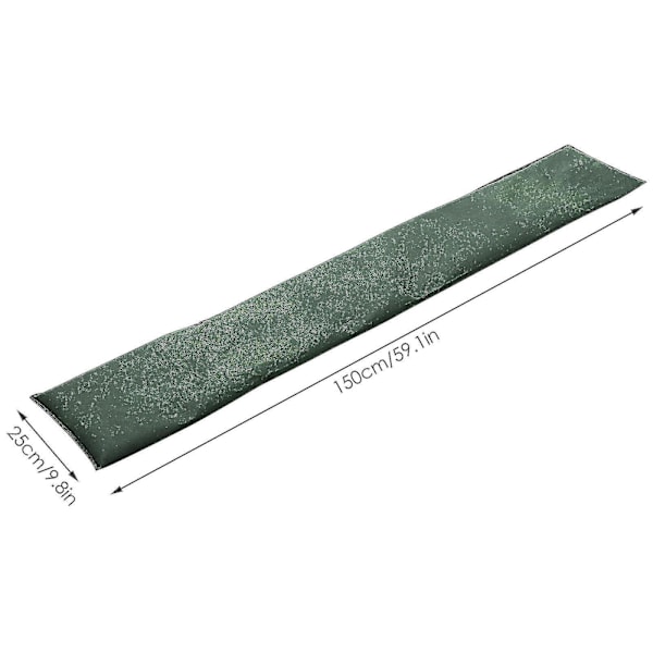 Vattenaktiverade översvämningsskydd för dörrar, sandlösa sandsäckar för översvämningskontroll-B5 25*150cm