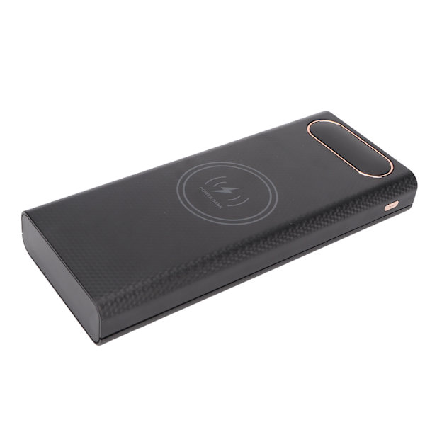 8x21700 case power Pikalataus 22,5 W DIY Power Bank Box 15 W langaton lataus 21700 akkukotelo musta