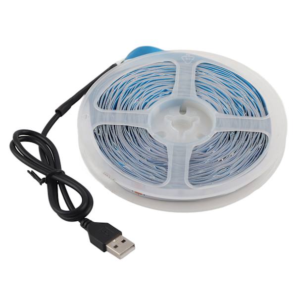 LED RGB-stripe lys 5V knappkontroll tape lys fargeendring USB-drevet stripe lys for soverom 15m / 49,2ft