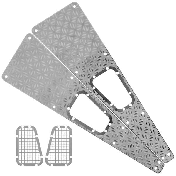 Metallglideplate sider RC-oppgraderingsdeler Tilbehør Passer til Traxxas TRX4 1/10 RC-bil