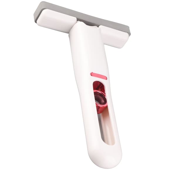 Mini handmopp bärbar självsugande kort vit mopp med bomullshuvud för skrivbordsglas