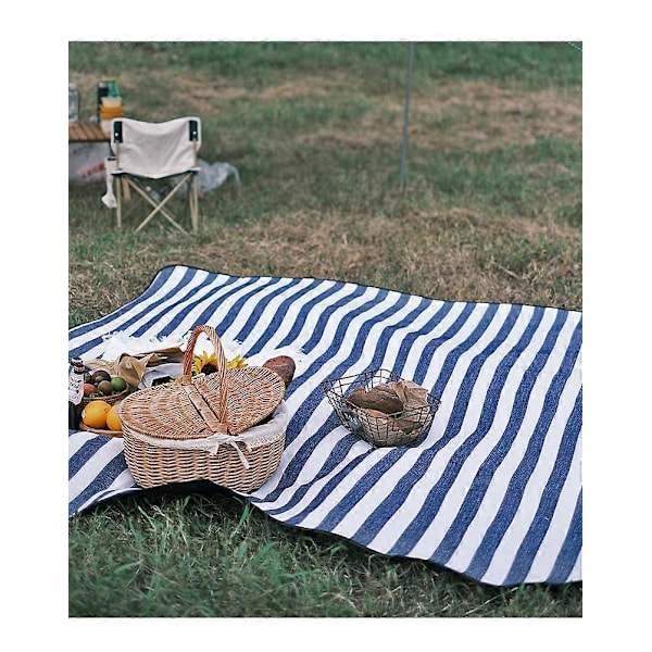 Vandtæt Picnic Tæppe Udendørs Akrylternet Picnic Måtte Vaskbar Foldbar Camping 150X200cm