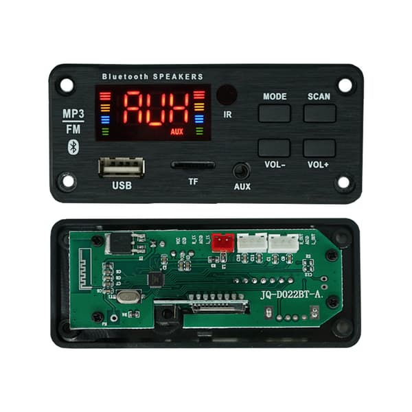 USB MP3-dekoderkort Biladapter Bluetooth MP3-dekoderkort Bluetooth 5.0 Håndfri samtaleopptak