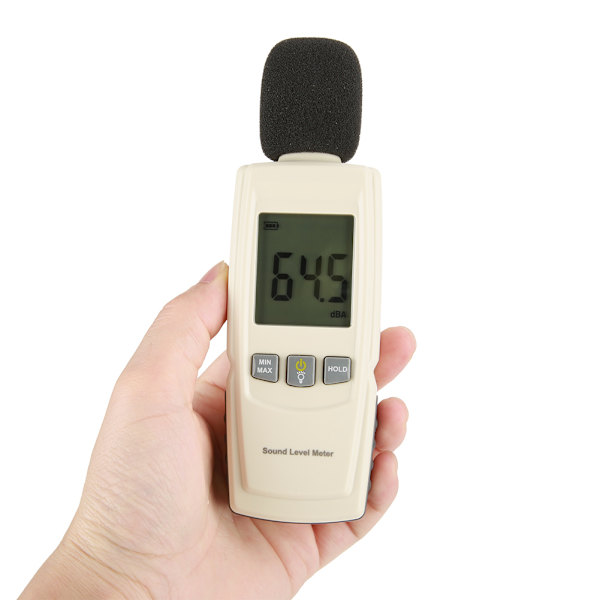 GM1352 Kannettava digitaalinen LCD-äänitasonmittari Meluntestaaja 30dB - 130dB desibeliä