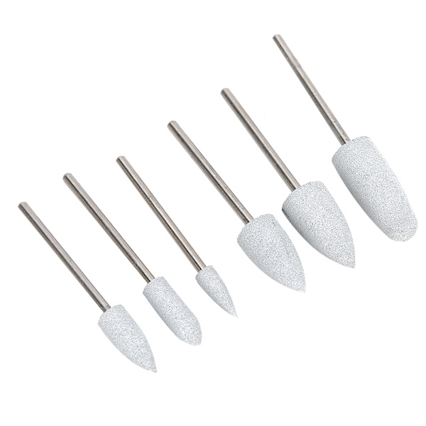 6st Nagelborr Nail Art Drill Manikyr Sliphuvud Nagelpoleringsbits Tillbehör06