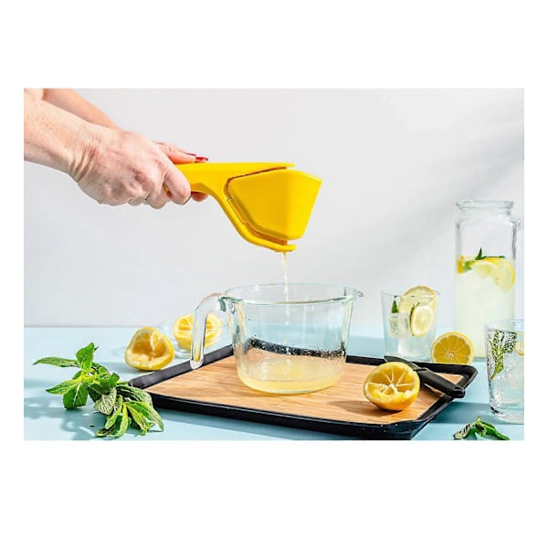 2 Stykker 23 cm Foldbar og Nem Flad Citruspresser - LemonGift