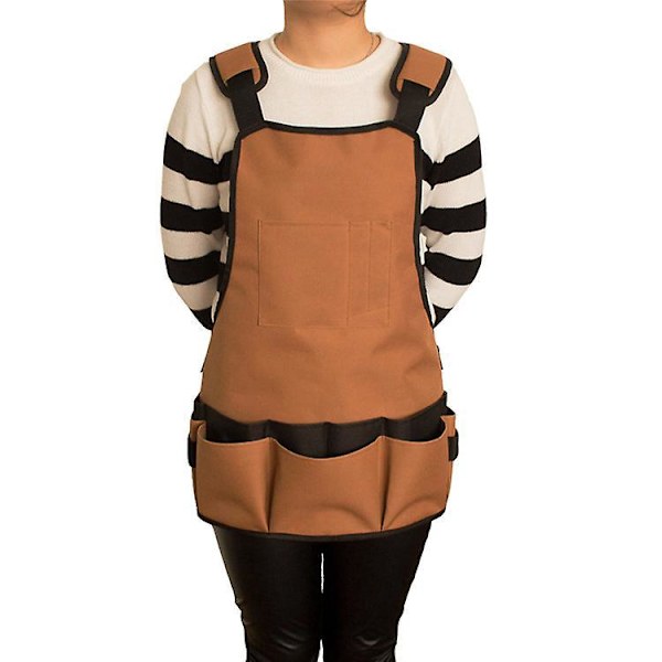 Vaxduk Förkläde Verktygsförkläde Workshop DIY Hem/Trädgård Frisör Kock Midja/Nacke Justerbara Remmar Unisex