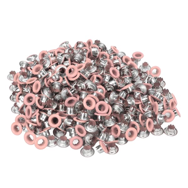 500 stk. trykknapper, jernmateriale, flade, glatte, lyse overflader, lette, farverige sy-trykknapper YK4/5C31 (Pink)
