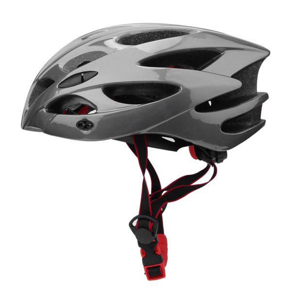 Unisex titanium farve Mountainbike landevejscykel cykelhat Sikkerhedshoved Beskyttende hjelm