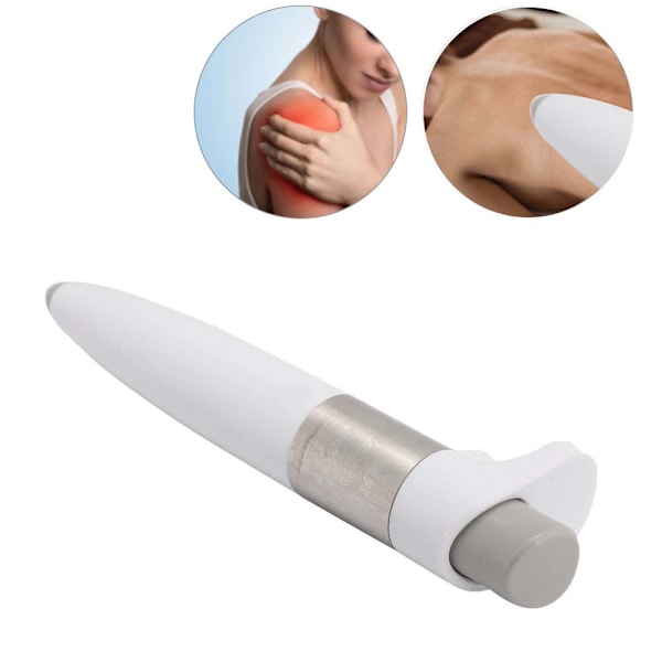 Elektronisk puls multi akupunkturmassagepenna Health Care Tool (vit)