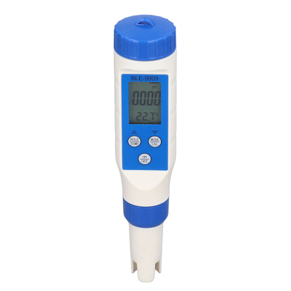 5-i-1 Vattenprovningsmätare Bluetooth5.2 PH TDS EC SALT TEMP APP-kontroll Smart Testpenna för simbassänger Fisk Tankar