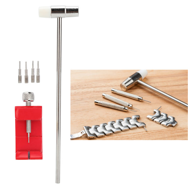 6st/ set Iron Hammer Watch Band Rem Link Pin Remover Set Watch