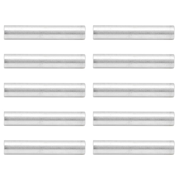 10 stk runde avstandsstykker i aluminiumlegering med hunngevind, mellomrom mellom koblingssøyle, sett M4x0,7 mm, lengde 36 mm