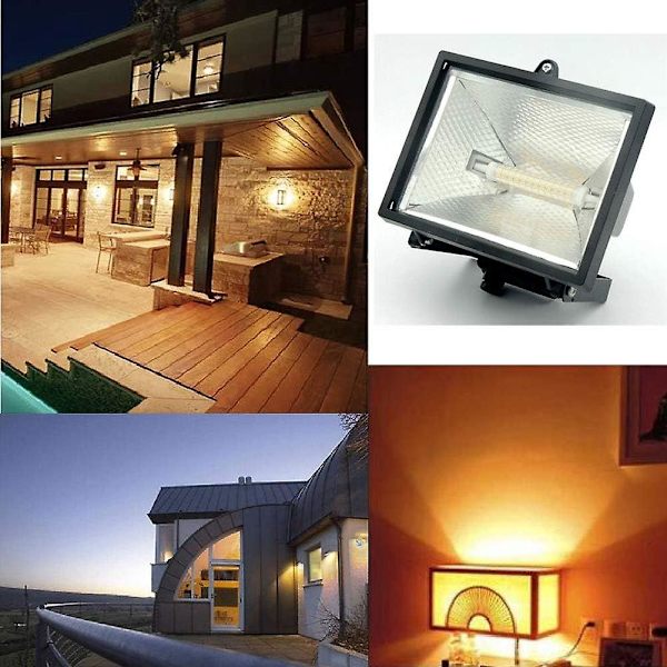 10 W LED R7s polttimo 118mm lämmin valkoinen 2 kpl
