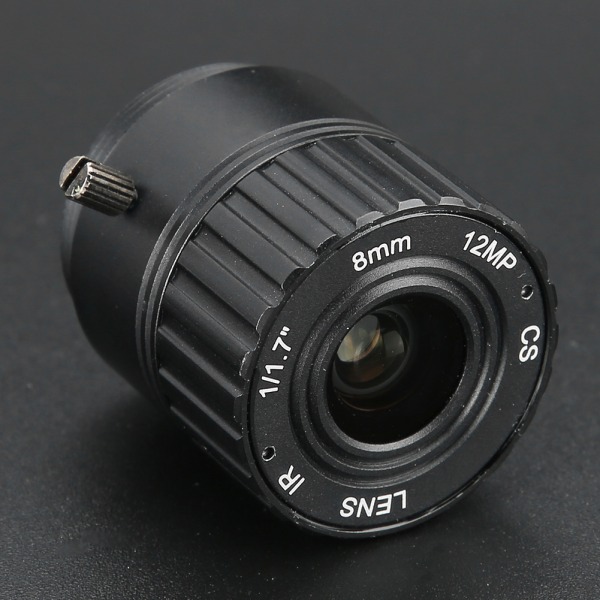 8mm 12MP HD F1.2 1/2.5 CS Interface Security Fast CCTV-objektiv for kamera