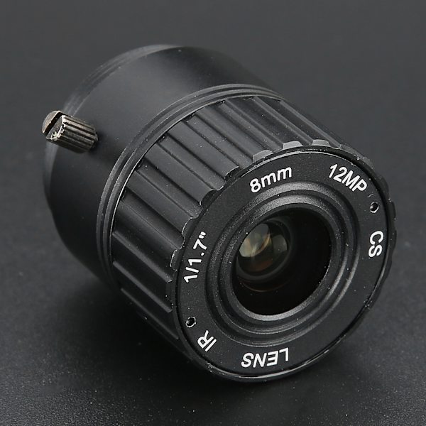 8mm 12MP HD F1.2 1/2.5 CS Interface Sikkerhed Fast CCTV-objektiv til kamera