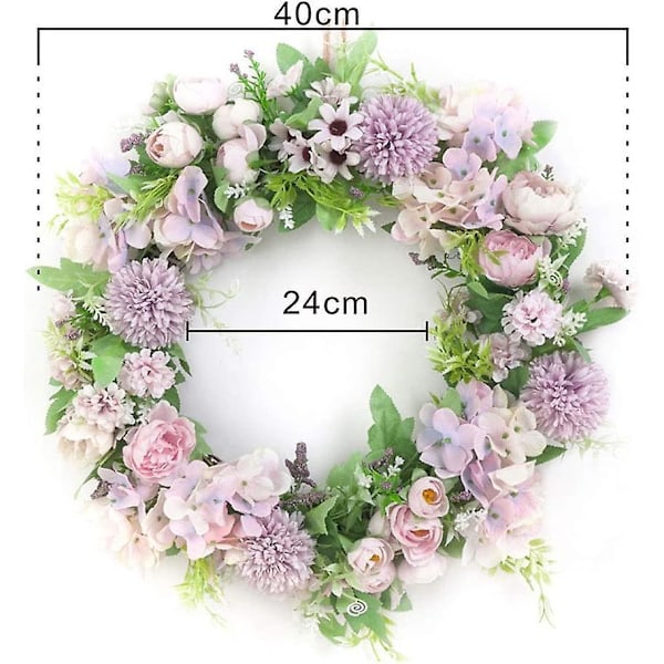 Silke Pioner Girlande - 40cm | Port, Bryllup, Hjemmeindretning