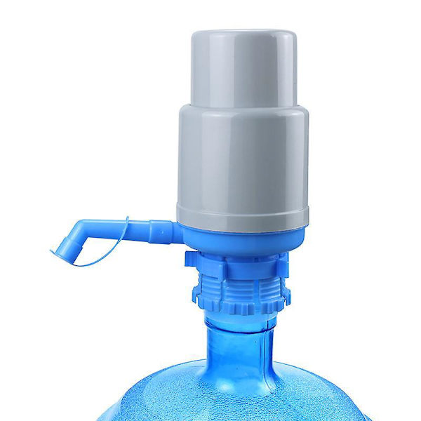 Enkel att använda vattenpump för 5 gallons vattenflaska - Blågrå (2-pack)
