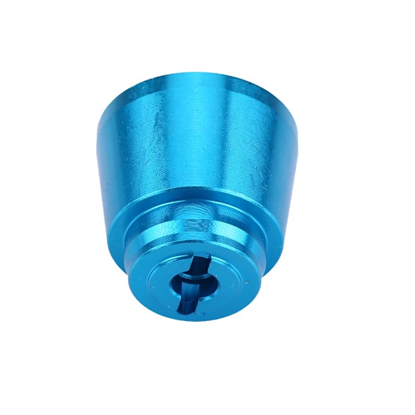 Aluminiumlegering Bakhjul Sekskant Navadapter for Axial Rock Racer 90026 RC Bil (Blå)