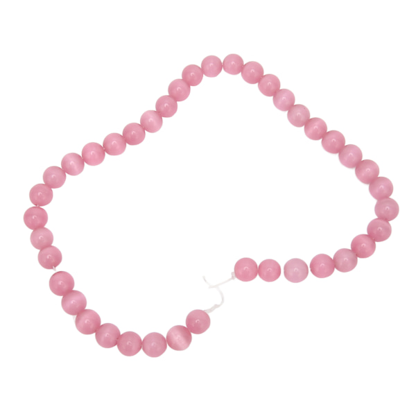Gör-det-det-själv-pärlor glansigt mjukare Utmärkt polerande kattöga-pärlor för gör-det-själv-hantverk Armband Halsband Örhängen RingarRosa
