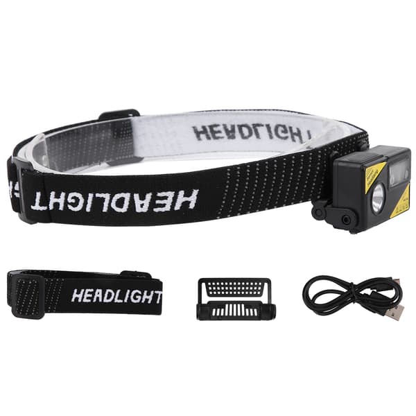 K180 LED Lett USB-lading Hodelykt Hatteklips Integrert Induksjon Sterkt Lys