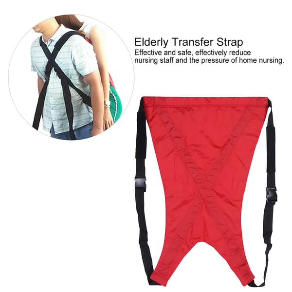 Vanntett dobbeltlags overføringsstropp for voksne, ryggstropp for eldre pasientflytting