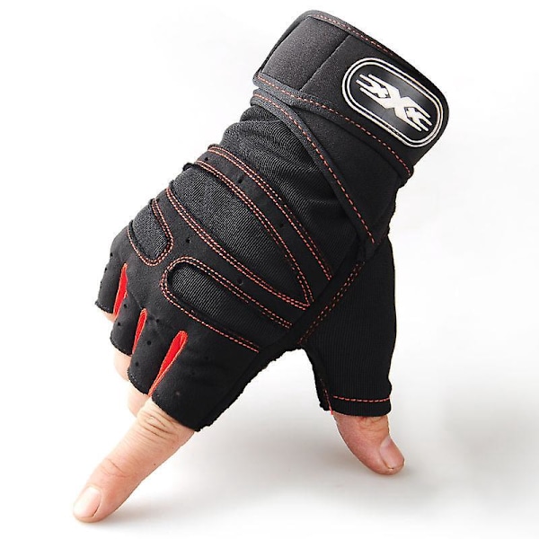 Medium Duty Ko-læder Arbejdshandsker, Anti-vibration & Anti-slid Sikkerhed, Mørkeblå, 1 Par, 18-19cm