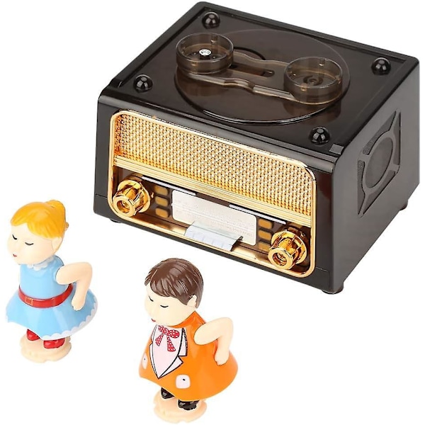 Speldosa, Retro Radioform med Bra Förvaring för Dockor, Gåva till Alla Hjärtans Dag Bröllop