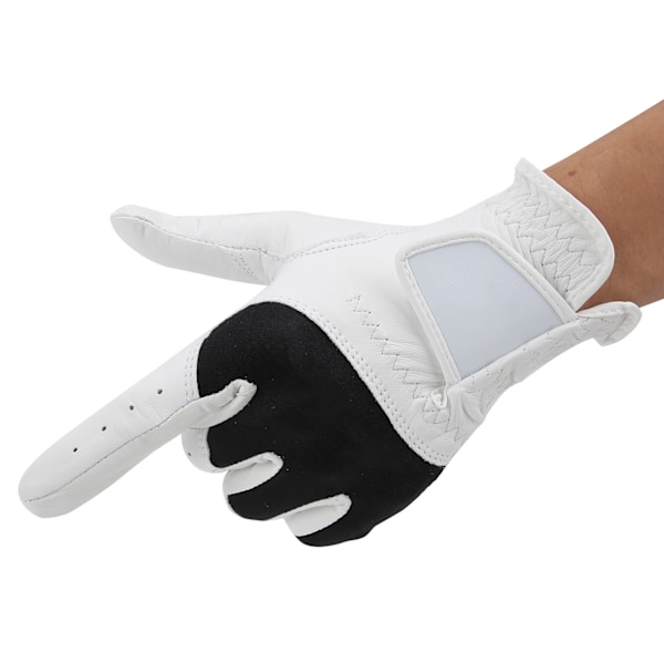 Vänsterhand Golfhandskar Herr Cabretta Lädergrepp Antislip Andningsbar Mjuk Sport Handskar(Handskar Yards 26# )