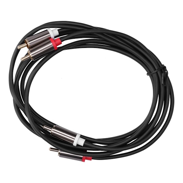 2RCA han til 2RCA han lydkabel guldbelagt dobbelt til RCA ledning til tv til forstærker2M/6.6ft