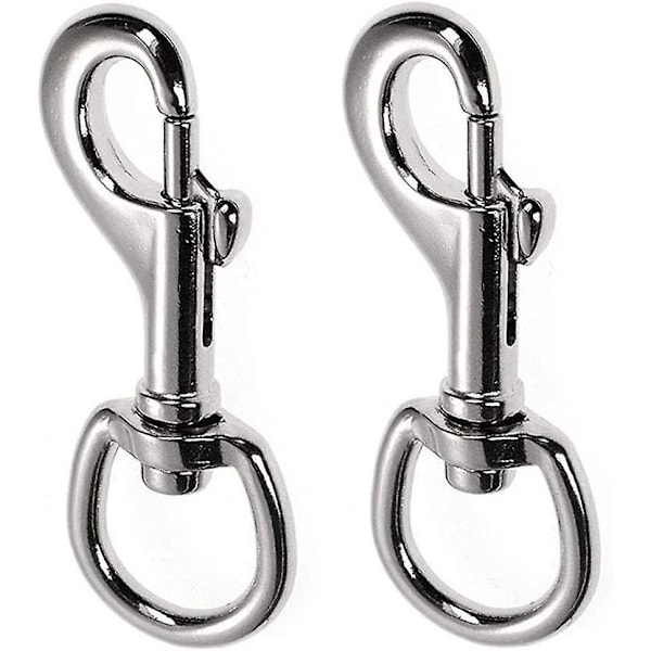 Pet Swivel Hooks - Set of 2, Ideal for Collars, Backpacks, and Car Keys